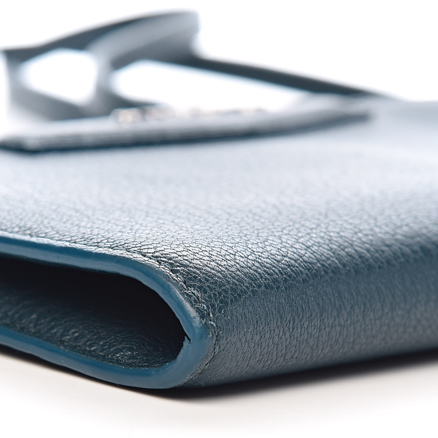 Givenchy Grained Goatskin Antigona Crossbody Peacock Blue 9 of 11