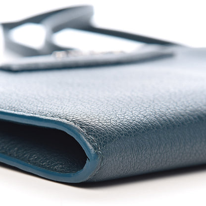 Givenchy Grained Goatskin Antigona Crossbody Peacock Blue 9 of 11