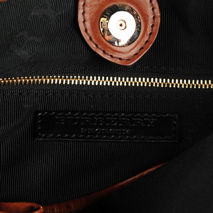 Burberry Calfskin House Check Little Crush Brown Ochre 6 of 8