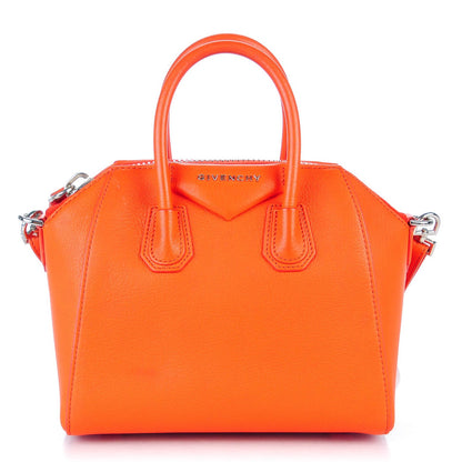 Givenchy Sugar Goatskin Mini Antigona Burnt Orange 1 of 7