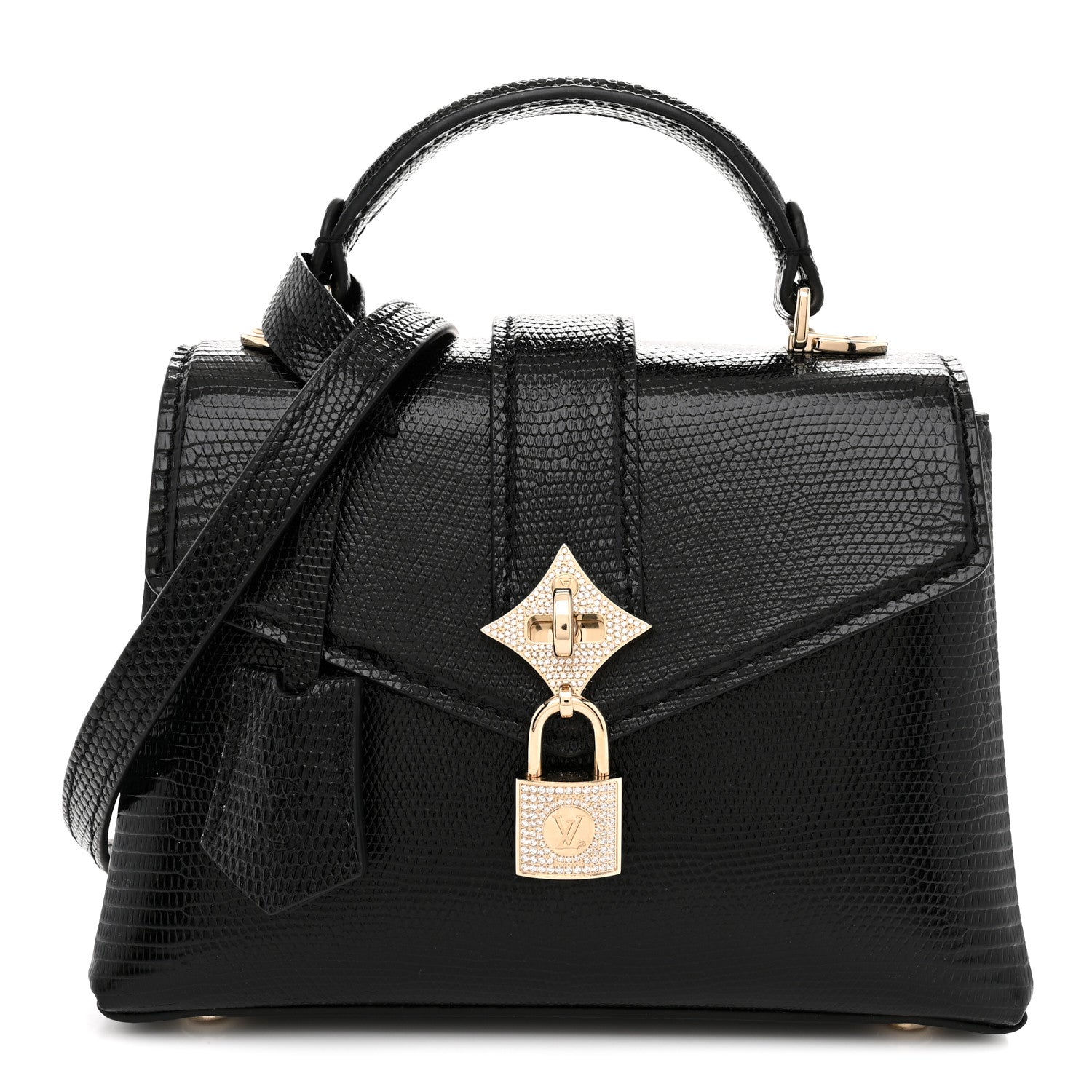 Louis Vuitton Lizard Rose Des Vents Mini Black 1 of 11