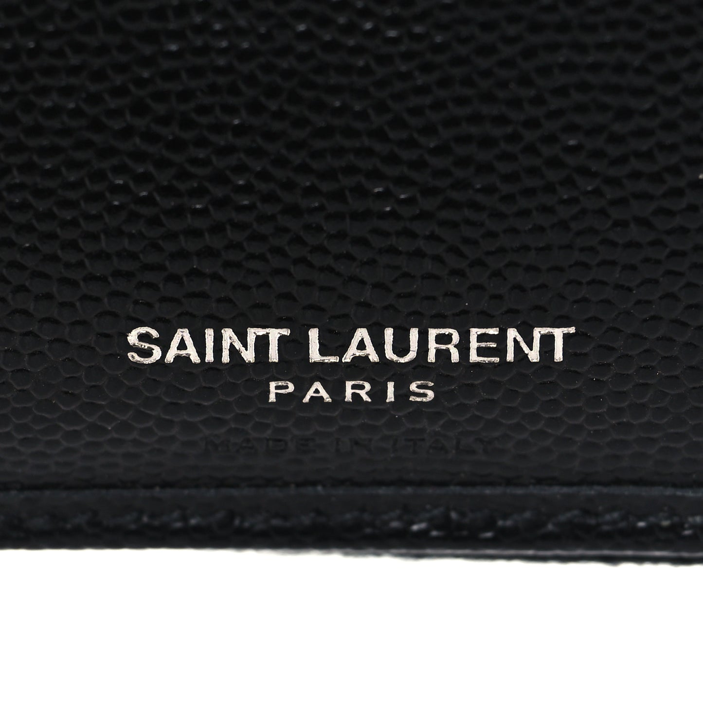 Grain De Poudre Matelasse Chevron Monogram Compact Zip Around Wallet Black