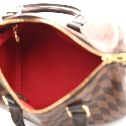 Louis Vuitton Damier Ebene Speedy Bandouliere 25 8 of 14
