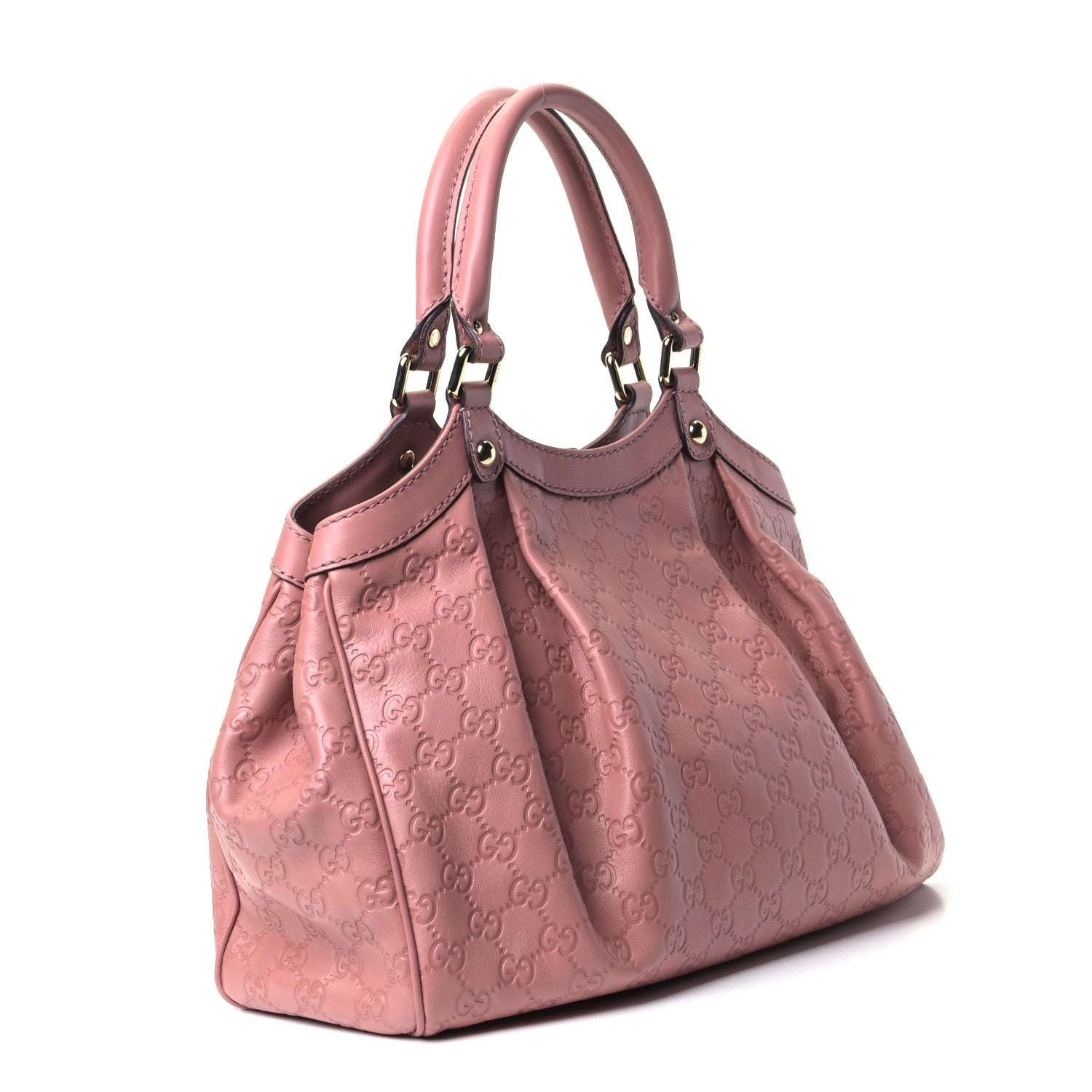Gucci Guccissima Medium Sukey Tote Rose 2 of 5