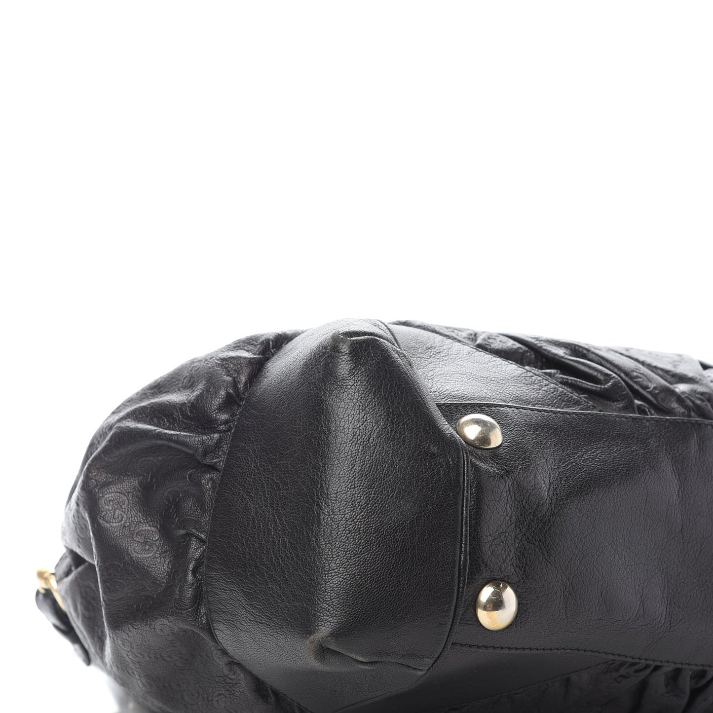 Guccissima Full Moon Tote Black