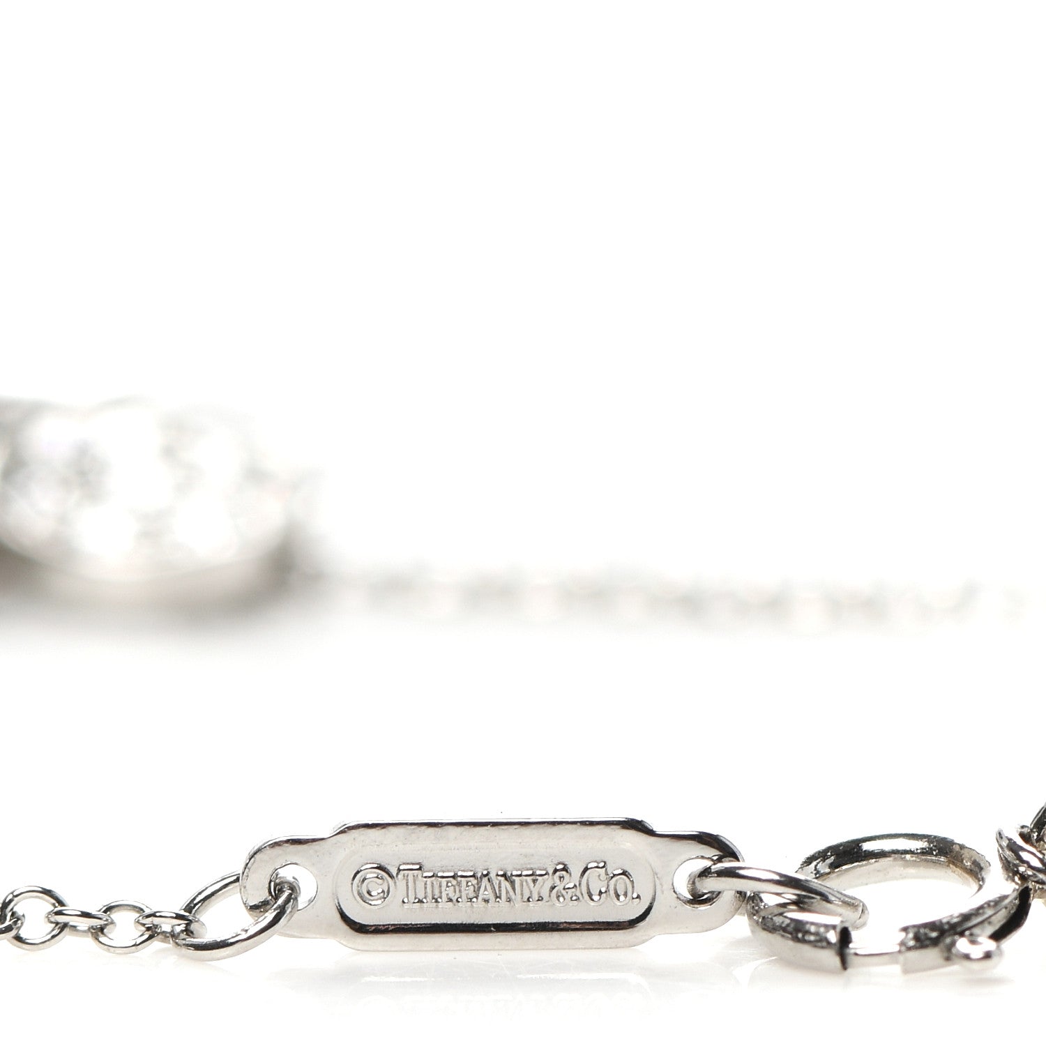 Tiffany Platinum Diamond Paper Flowers Bracelet 4 of 5