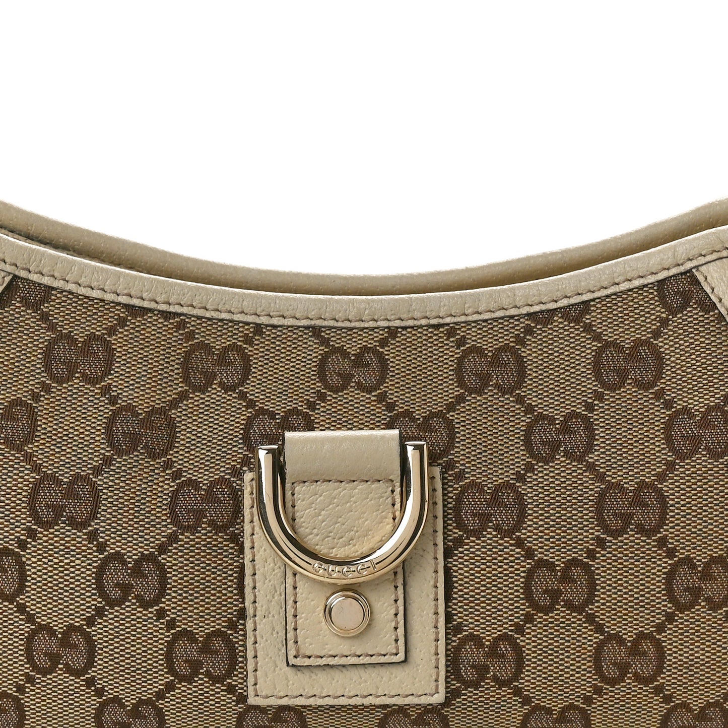 Monogram D Ring Abbey Pochette Off White