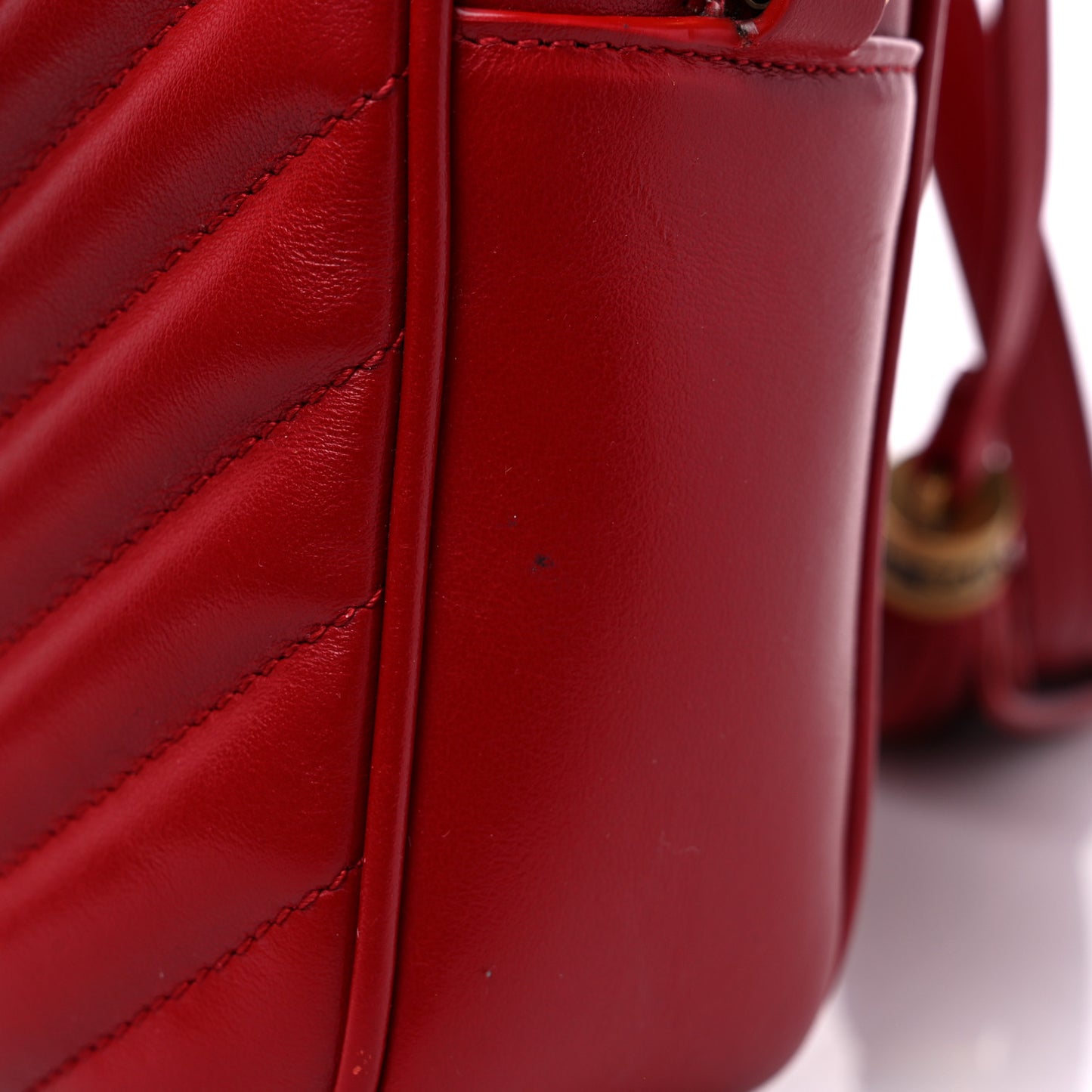 Calfskin Matelasse Monogram Lou Camera Bag Rouge Eros