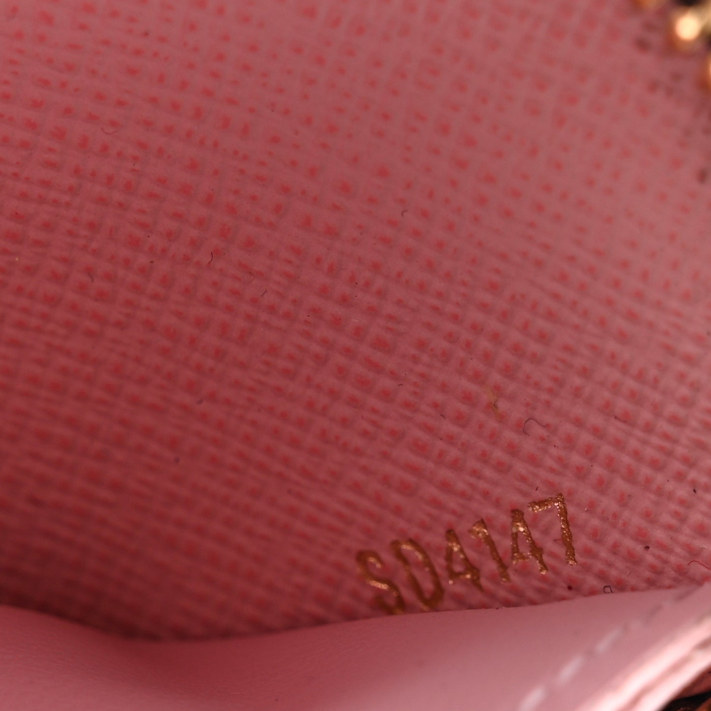 Monogram Clemence Wallet Rose Ballerine