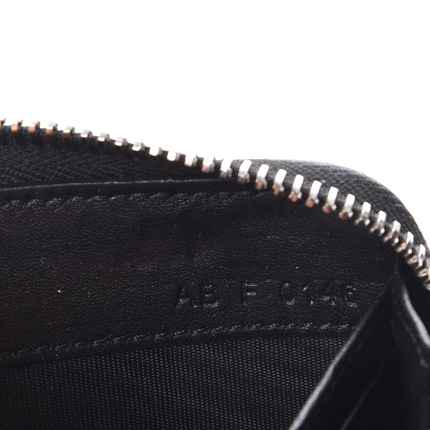 Sugar Goatskin Pandora Zip Around Wallet Black