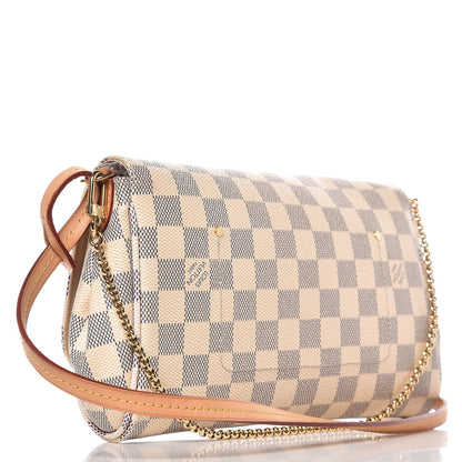 Louis Vuitton Damier Azur Favorite MM 3 of 9