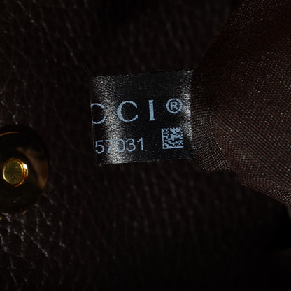 Gucci Monogram Hysteria Medium Top Handle Bag Brown 9 of 9