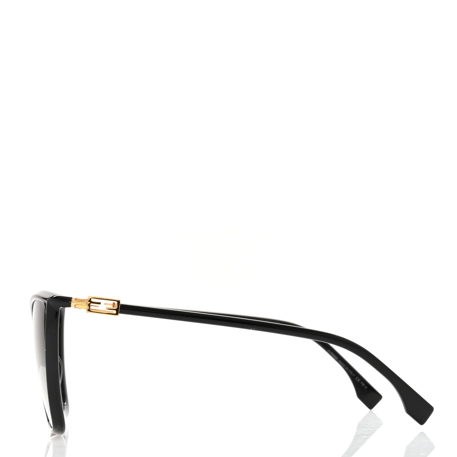 Fendi Acetate Cat Eye Sunglasses FF 0433/G/S Black 3 of 8