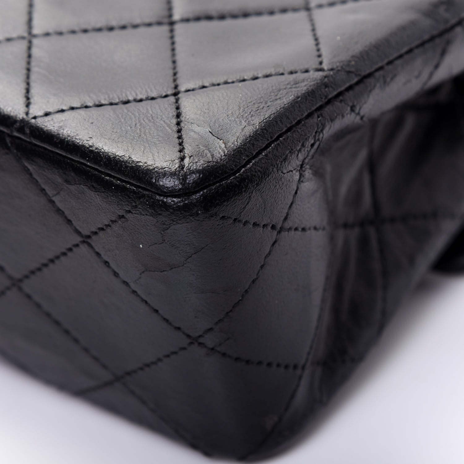 Chanel Lambskin Quilted Medium Single Flap Black 19 of 24