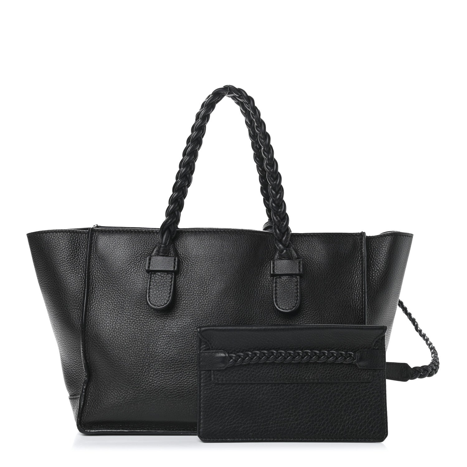 Valentino Garavani Grained Calfskin To Be Cool Tote Black 1 of 12