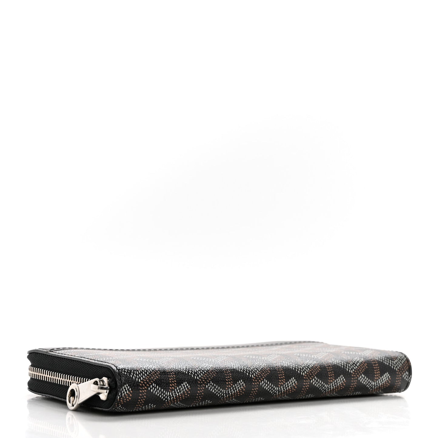 Goyardine Matignon Zip Around GM Wallet Black