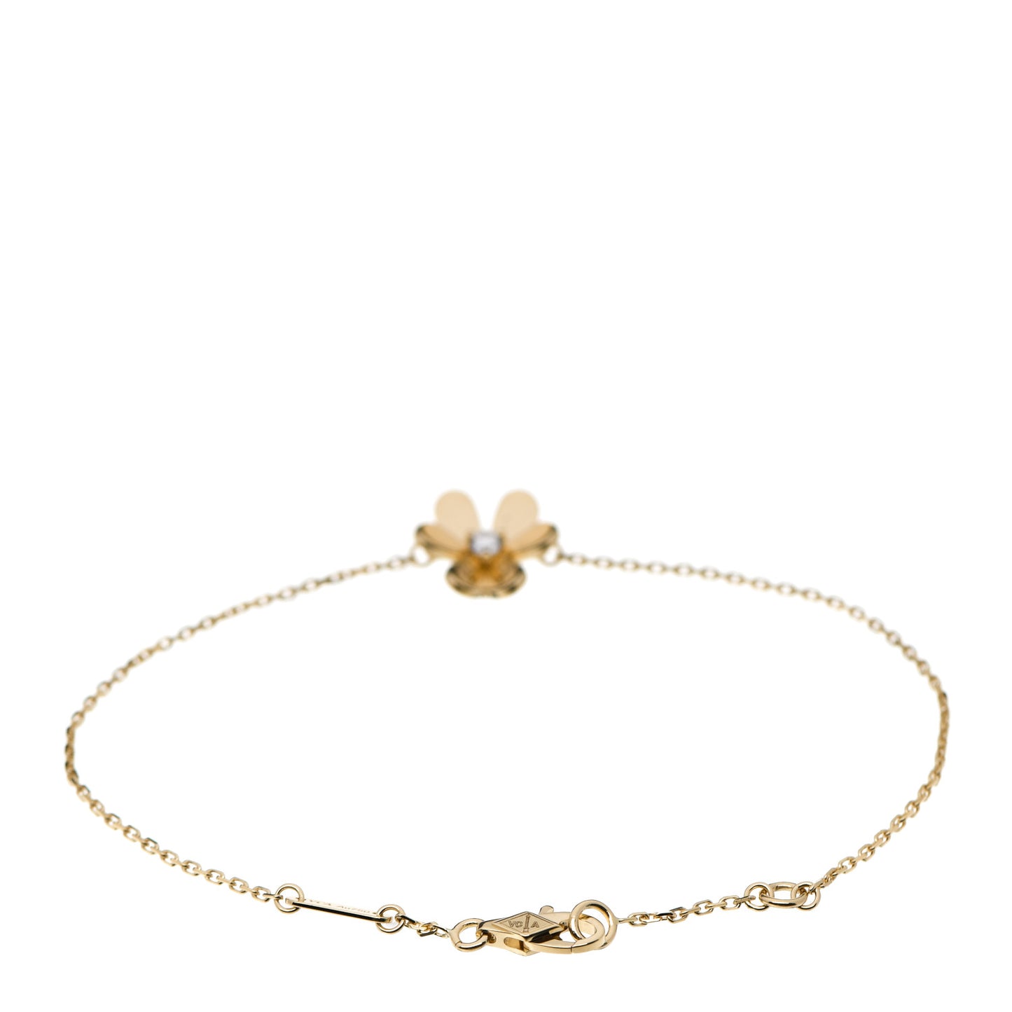 18K Yellow Gold Diamond Mini Frivole Bracelet