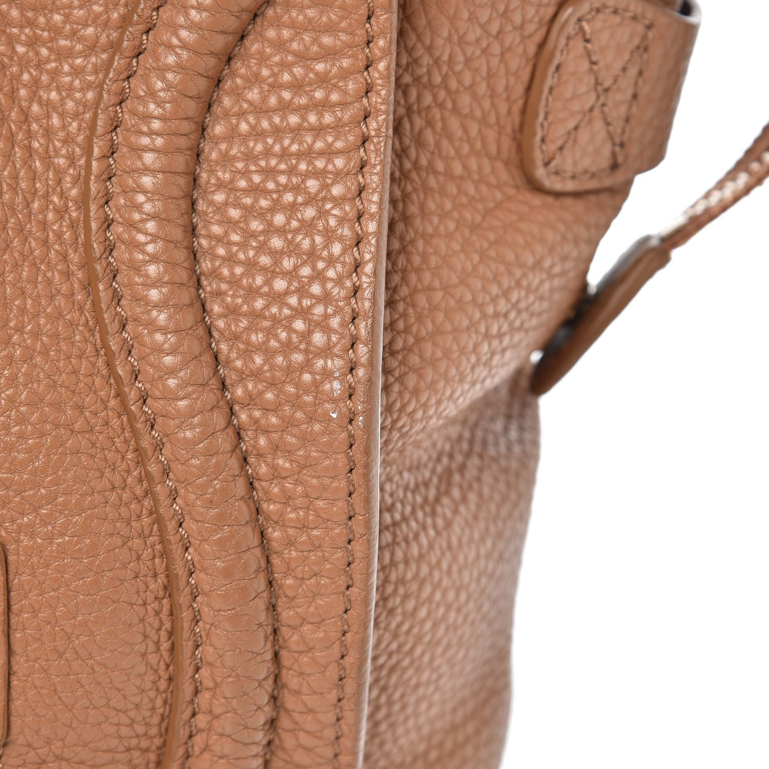 Celine Pebbled Calfskin Micro Luggage Camel 18 of 20