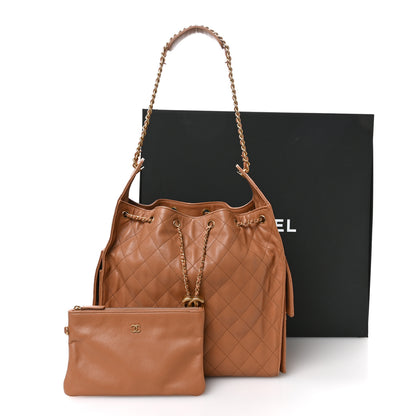 Chanel Caviar Quilted Medium Chanel 25 Handbag Brown 12 of 12