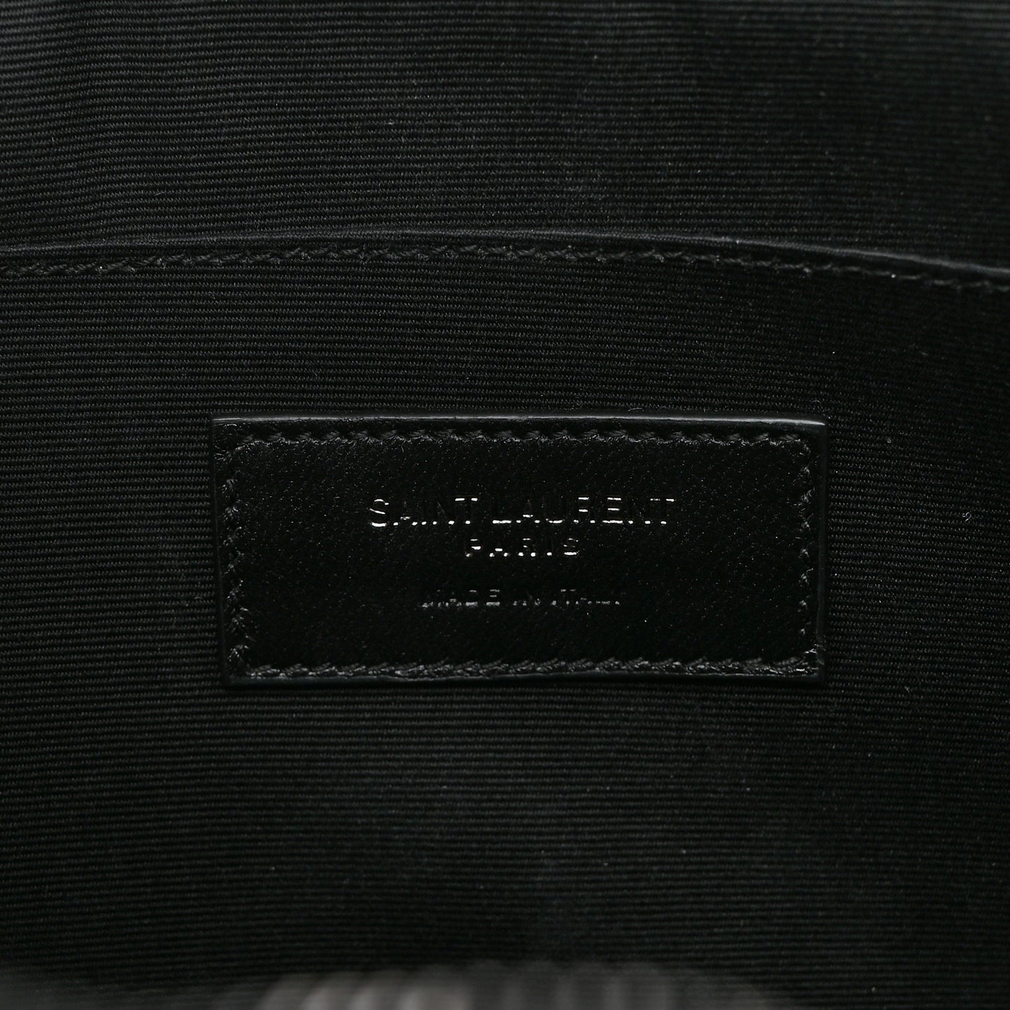 Grain De Poudre Monogram Monochrome Cassandre Tablet Pouch Black