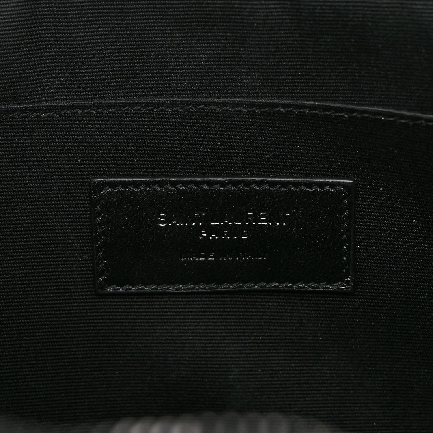 Saint Laurent Grain De Poudre Monogram Monochrome Cassandre Tablet Pouch Black 6 of 9