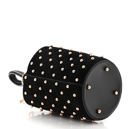 Alexander Wang Suede Calfskin Mini Roxy Bucket Bag Black 4 of 11