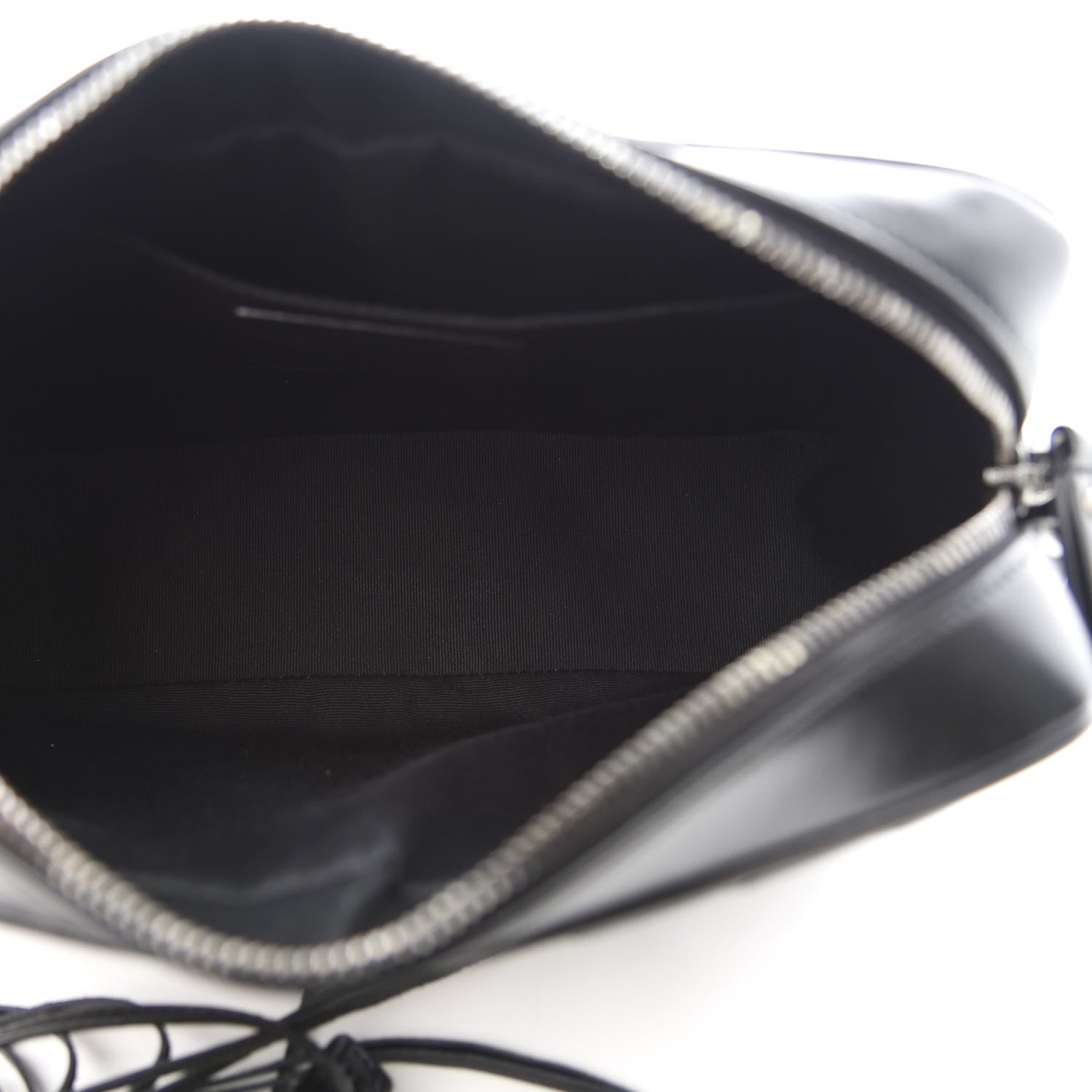Saint Laurent Calfskin Matelasse Monogram Lou Camera Bag Black 4 of 11