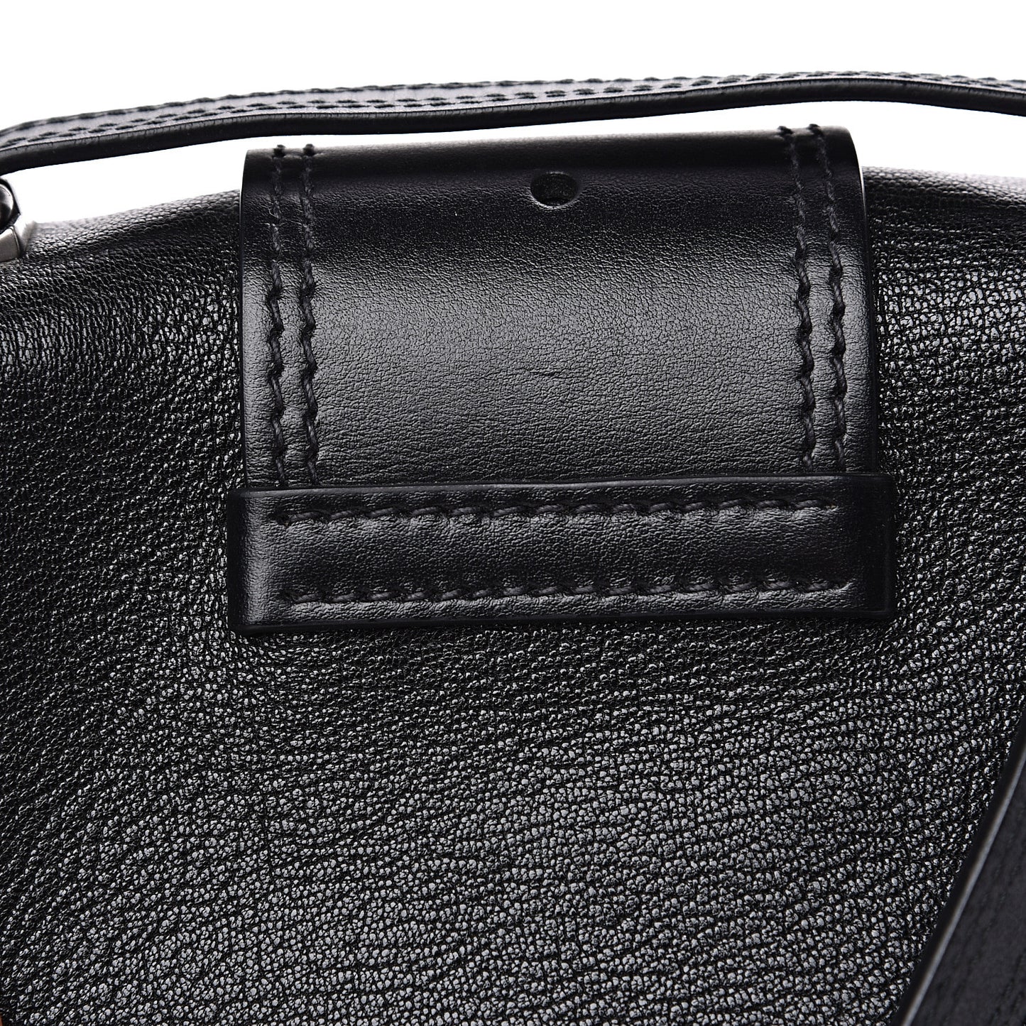 Goatskin Madras Soft Calfskin Crystal Embellished Lady Saddle Black