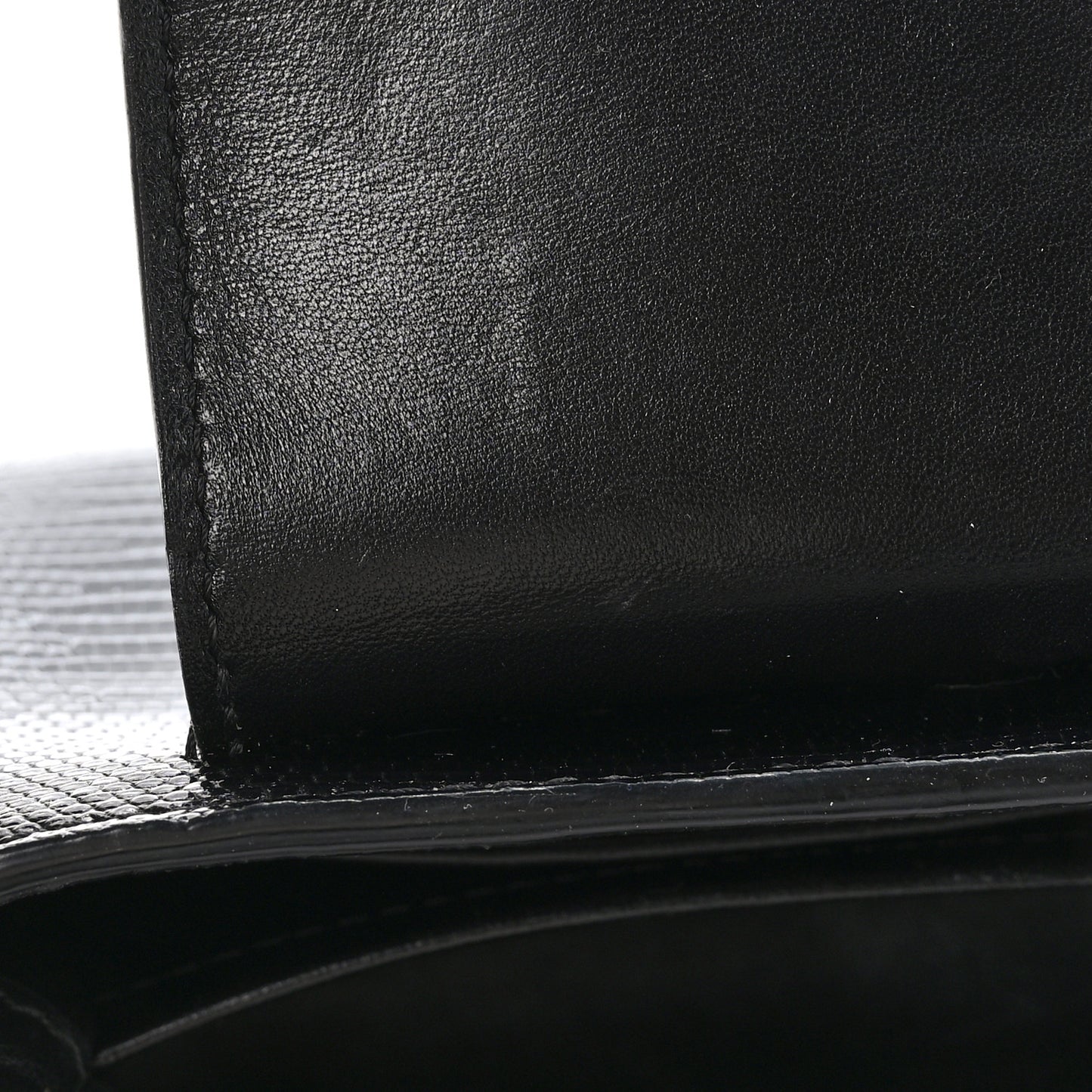 Lizard Capucines Mini Black