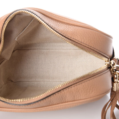Gucci Pebbled Calfskin Small Soho Disco Bag Rose Beige 5 of 7