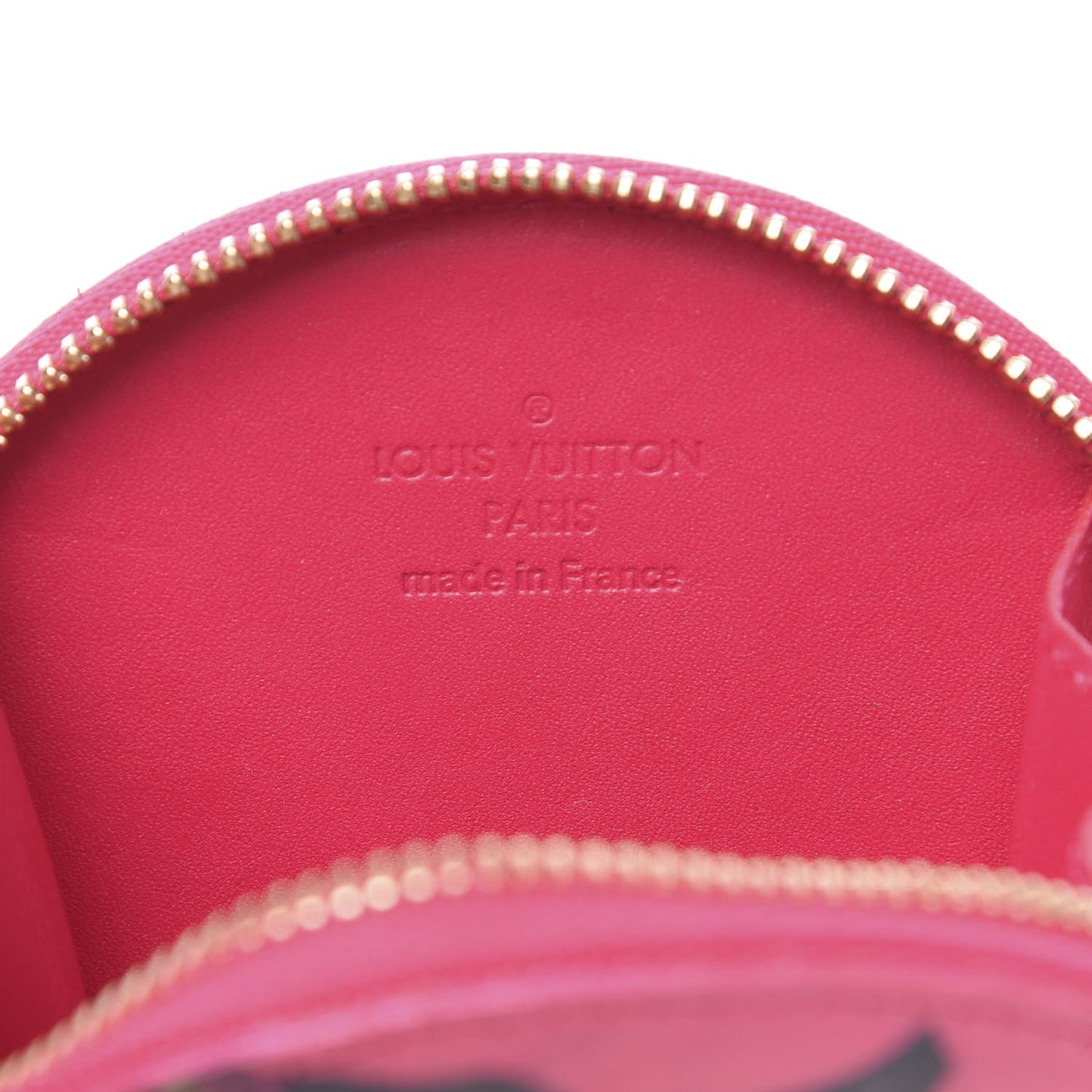 Vernis Roses Chapeau Coin Purse Rose Pop