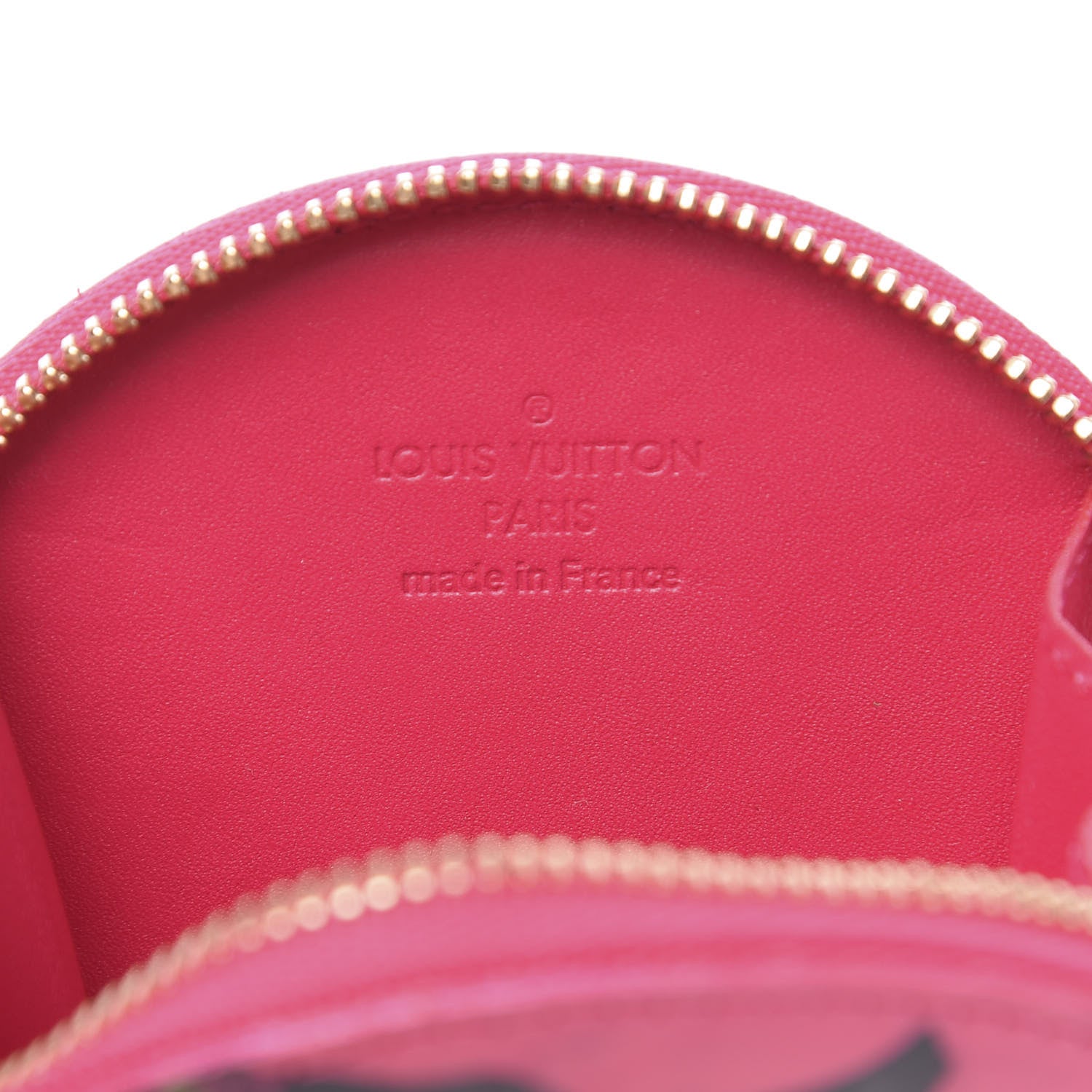 Louis Vuitton Vernis Roses Chapeau Coin Purse Rose Pop 5 of 6