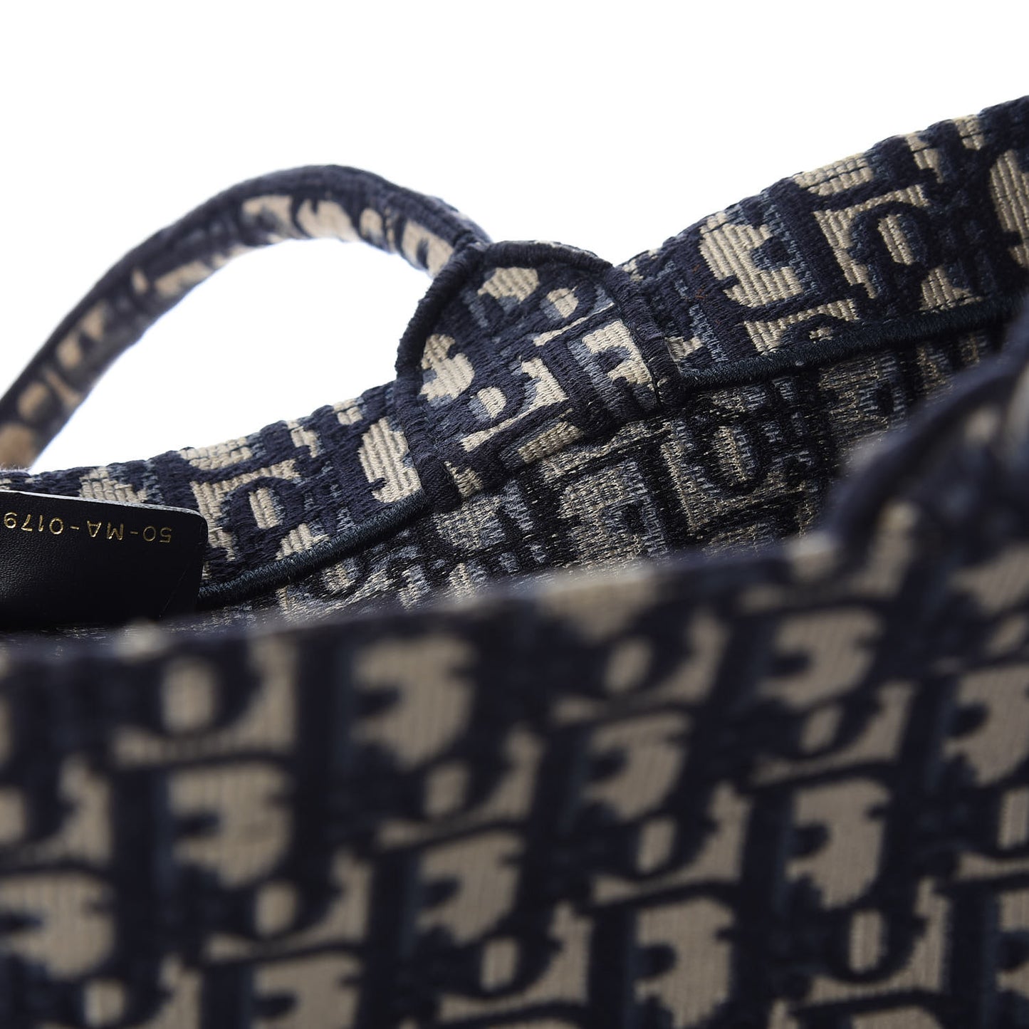 Oblique Book Tote Blue Multicolor