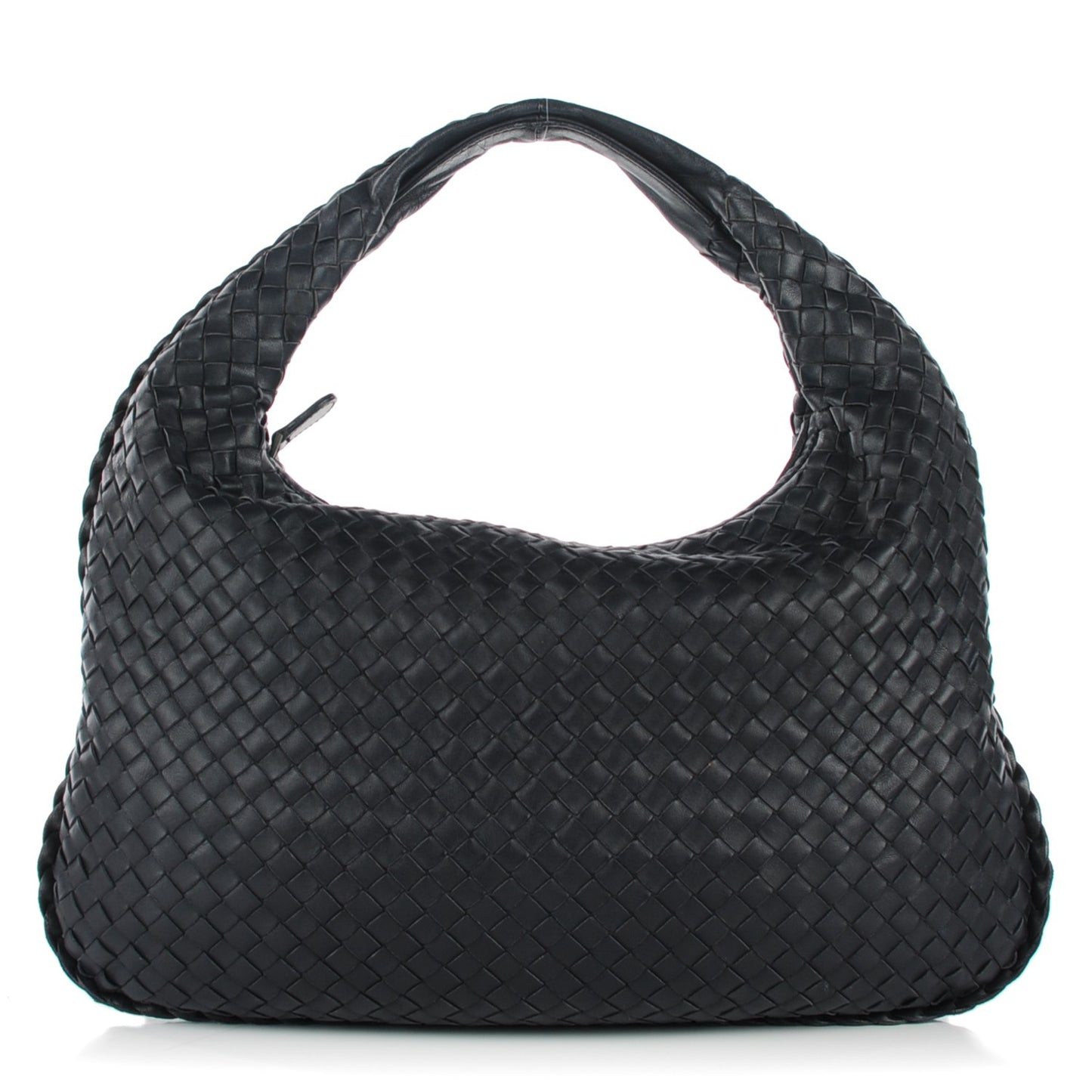 Nappa Intrecciato Medium Veneta Hobo Tourmaline