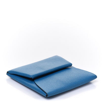 Hermes Epsom Bastia Coin Purse Bleu Izmir 4 of 8
