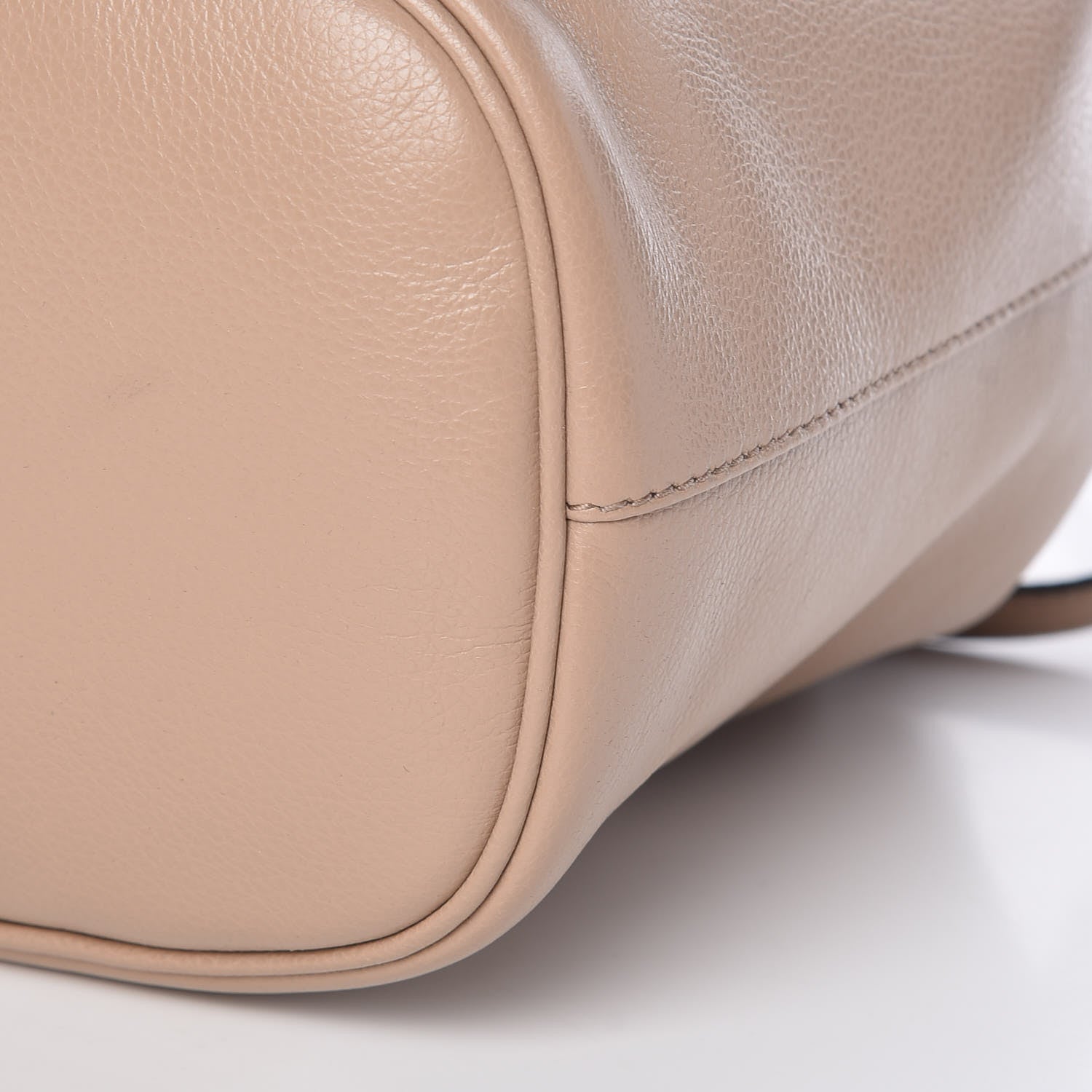 Prada Glace Calfskin Embossed Bucket Bag Cammeo 9 of 10