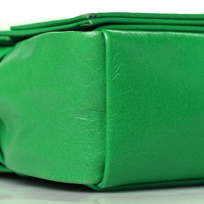 Bottega Veneta Crinkled Lambskin Maxi Intrecciato Extra Mini Cassette Crossbody Bag Parakeet 8 of 9