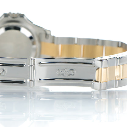 Rolex Stainless Steel 18K Yellow Gold 29mm Oyster Perpetual Date Yacht-Master Watch White 169623 3 of 9