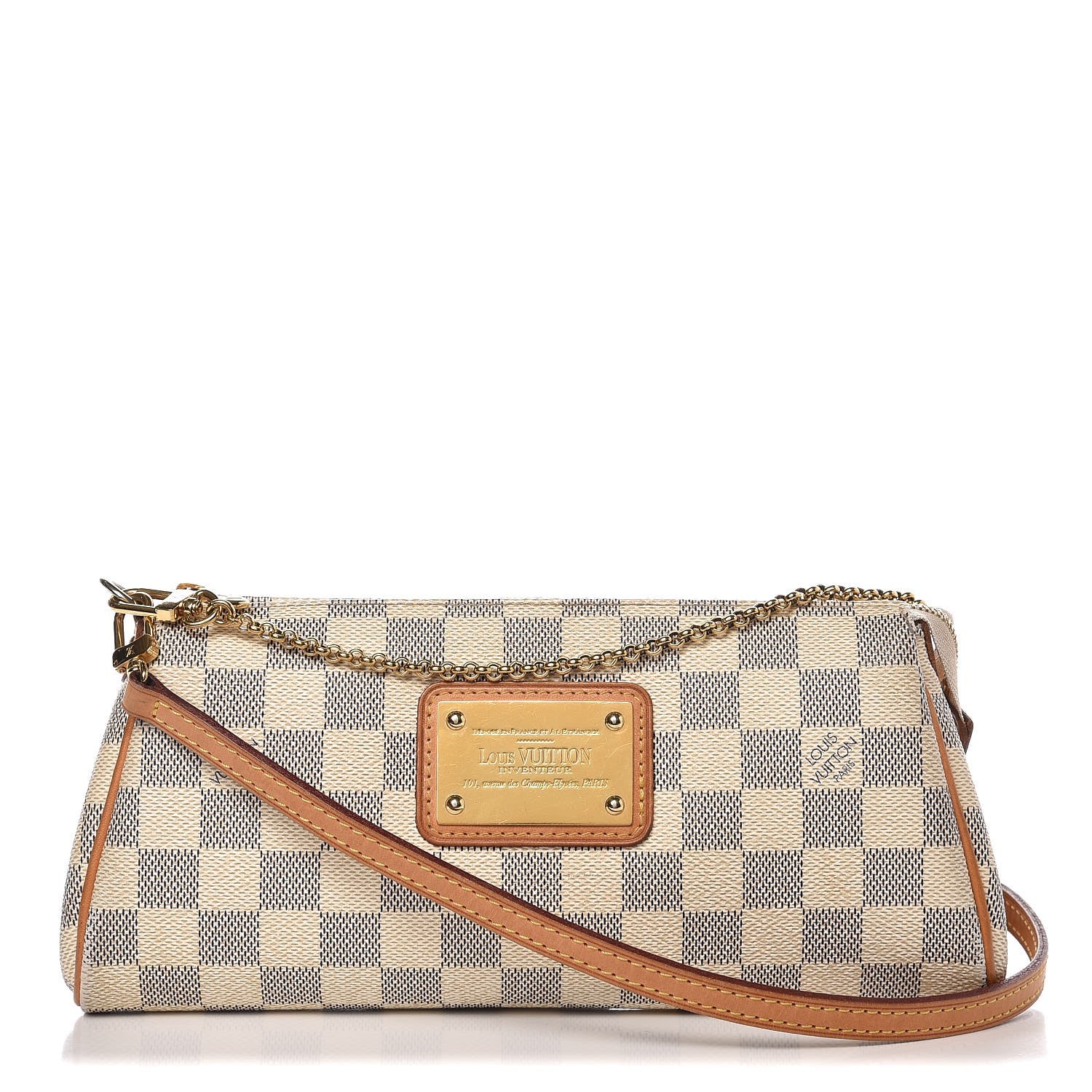 Louis Vuitton Damier Azur Eva Clutch 1 of 11