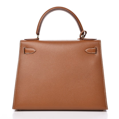 Hermes Epsom Kelly Sellier 28 Gold 4 of 41