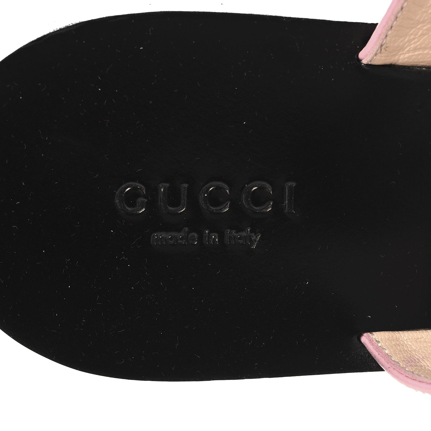 Calfskin GG Marmont Thong Sandals 37 Perfect Pink