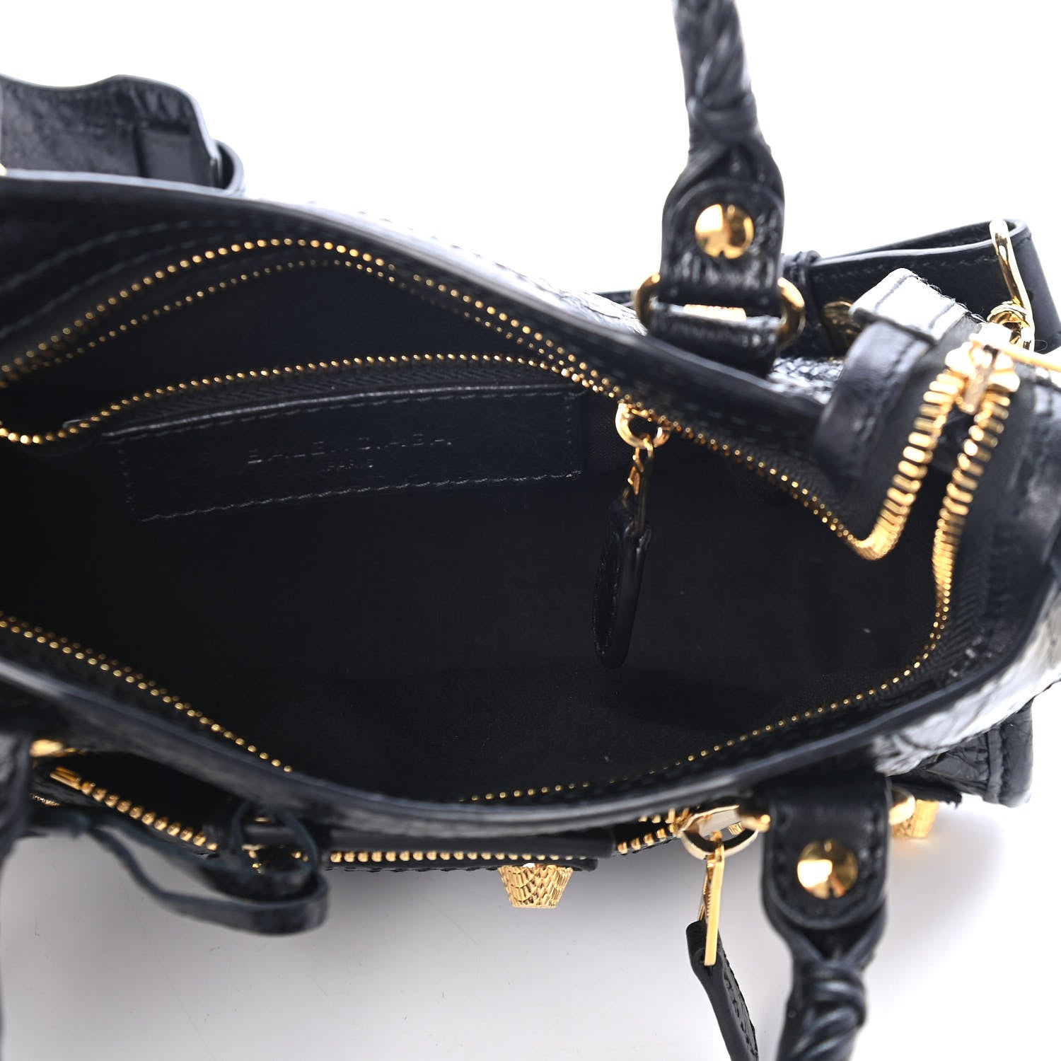 Balenciaga Agneau Giant 12 Gold Hardware Mini City Black 4 of 4