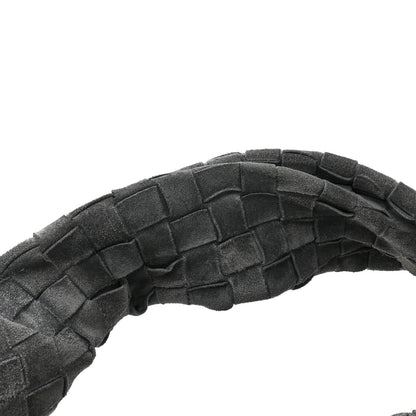 Bottega Veneta BOTTEGA VENETA Suede Calfskin Intrecciato Teen Jodie Hobo Thunder 10 of 10
