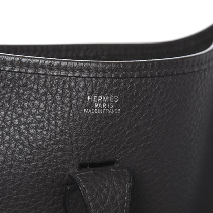Hermes Taurillon Clemence Evelyne II PM Graphite 6 of 12