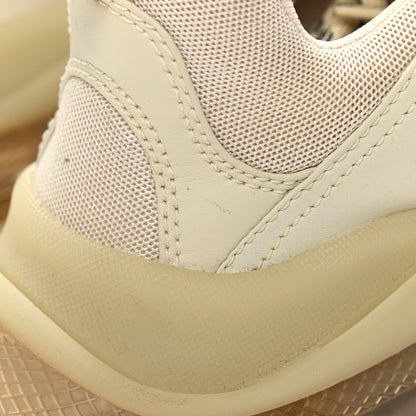 Balenciaga Fabric Mesh Clear Sole Mens Triple S Sneakers 42 Beige 9 of 10