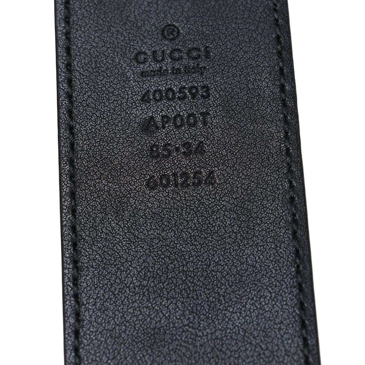 Gucci Calfskin Double G 40mm Belt 85 34 Black 5 of 5