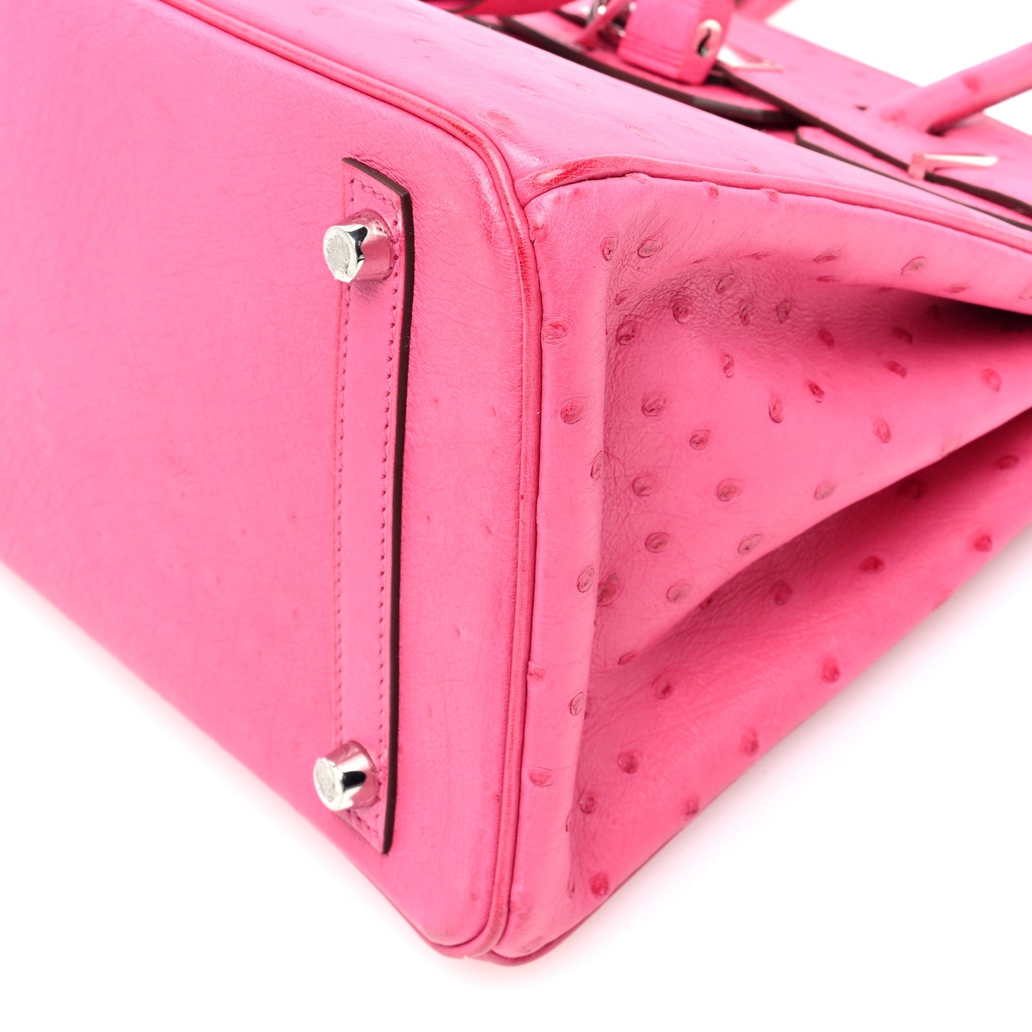 Ostrich Birkin 30 Fuchsia
