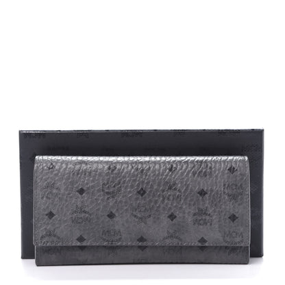 MCM Visetos Continental Flap Wallet Phantom Grey 8 of 8