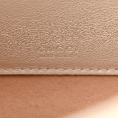 Gucci Textured Calfskin Web Mini Rajah Slim Flap Shoulder Bag Mystic White 6 of 10