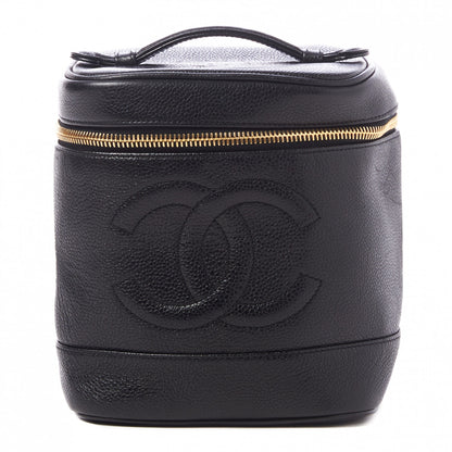 Chanel Caviar Vanity Cosmetic Case Black 1 of 9